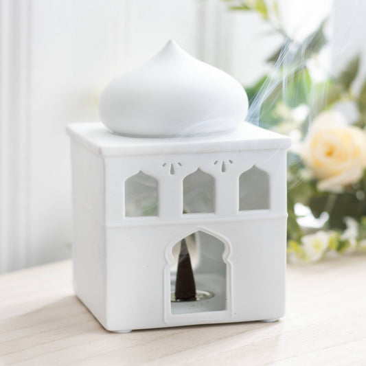 Moschee-Duftlampe - Weiß