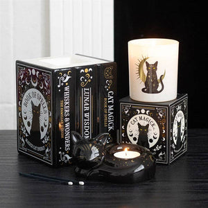 Something Different Wholesale Europe - Schwarze Katze Zauberbuch – Duftölbrenner und Wachs-Wärmer