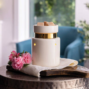 White & Gold – Elektrische Duftlampe